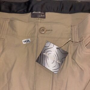 Eddie Bauer Mens Rainier Stretch Outdoor Hiking Pants 38x32 Khaki Ta